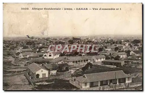Cartes postales Afrique Occidentale Senegal Dakar Vue densemble