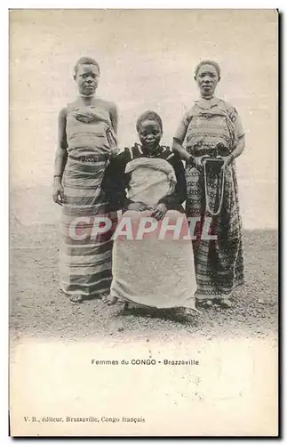 Cartes postales Femmes du Congo Brazzaville