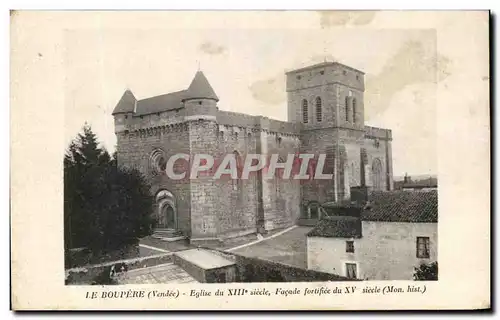 Cartes postales La Boupere Eglise du 13eme fortifiee