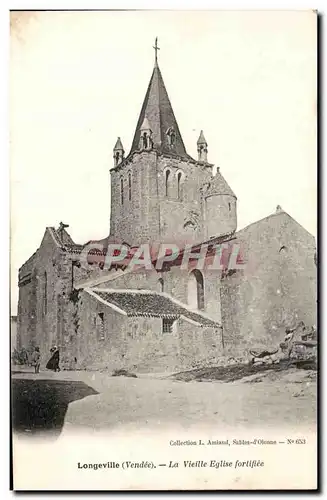 Cartes postales Longeville La Vieille Eglise Fortifiee