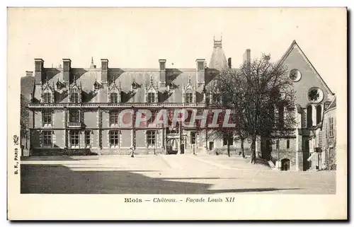 Cartes postales Blois Facade Louis XII