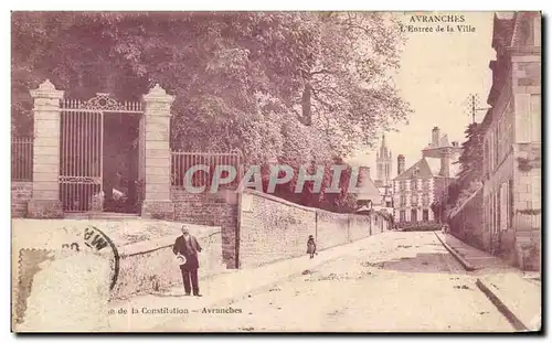 Cartes postales Avranches L'Entree De La Ville