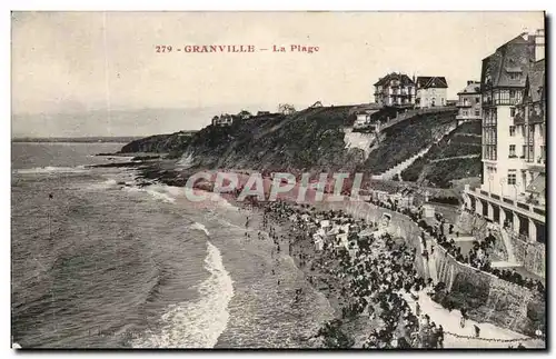 Cartes postales Granville La Plage