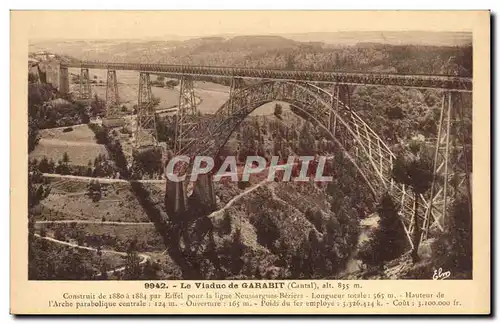 Ansichtskarte AK Le Viaduc de Garabit Construit par Eiffel