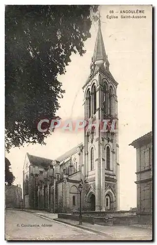 Cartes postales Angouleme Eglise Saint Ausone