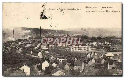 Cartes postales Le Creusot Quartier Saint Laurent