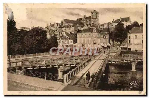 Cartes postales Le Mans Le Pont en X et le Pont Vssoir