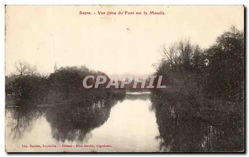 Ansichtskarte AK Bayon Vue Prise du Pont sur la Moselle
