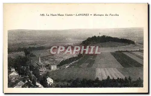 Ansichtskarte AK Langres Montagne des Fourches