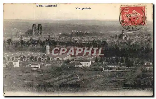 Cartes postales Toul Illustre Vue Generale