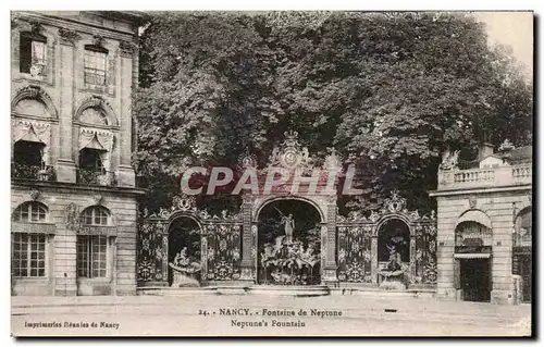 Cartes postales Nancy Fontaine De Neptune