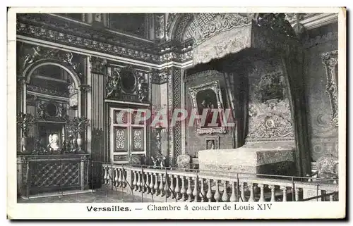 Ansichtskarte AK Versailles Chambre a Coucher De Louis XIV