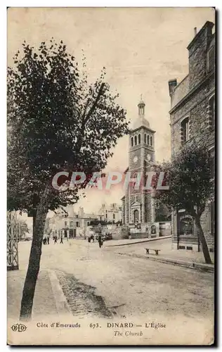 Cartes postales Cote d&#39Emeraude Dinard L&#39Eglise The Church