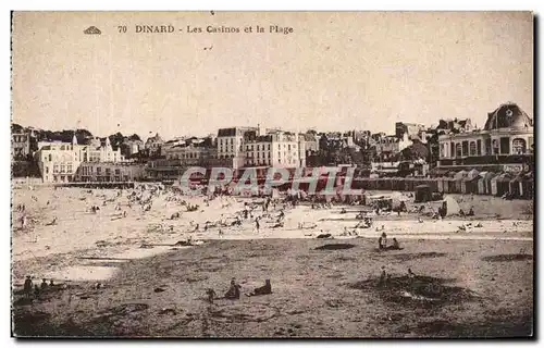 Ansichtskarte AK Dinard Les Casinos et la Plage