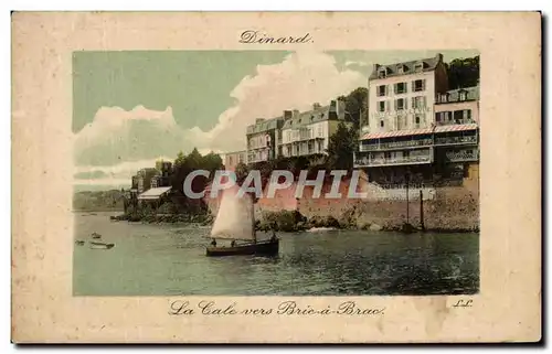 Cartes postales Dinard La Cale vers Brice a Brac Hotel Bellevue