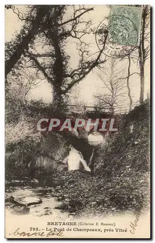 Cartes postales Bretagne Le Pont de Champeaux pres Vitre