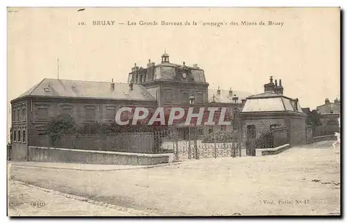 Cartes postales Bruay Les Grands Bureaux de la Compagnie des Mines de Bruay