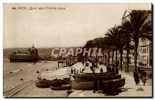 Cartes postales Nice Quai Des Etats Linis