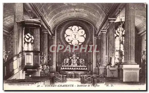 Cartes postales Tonnay Charente Interieur de l&#39Eglise