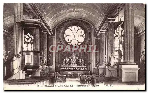 Cartes postales Tonnay Charente Interieur de l'Eglise