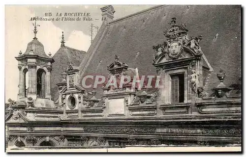 Cartes postales La Rochelle Architecture de l&#39Hotel de Ville