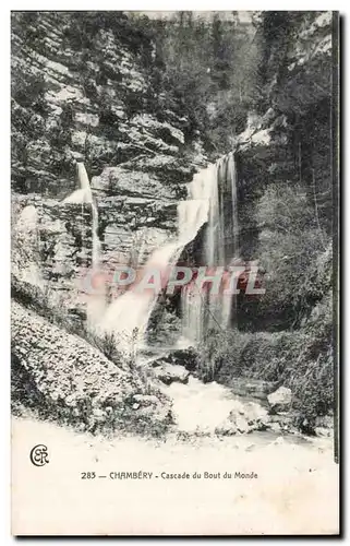 Ansichtskarte AK Chambery Cascade du Bout du Monde