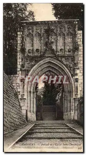 Cartes postales Chambery Portail de l&#39Eglise Saint Dominique