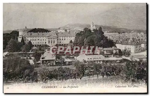 Cartes postales Chambery La Prefecture