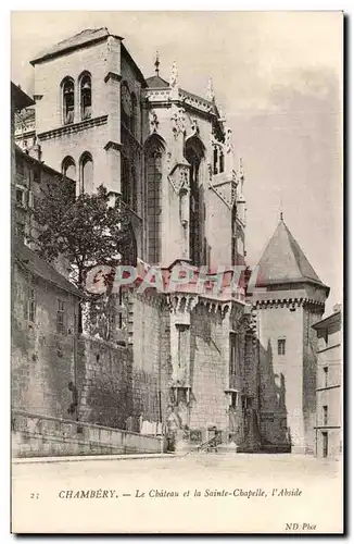 Cartes postales Chambery La Chateau et la Sainte Chapelle l&#39Abside