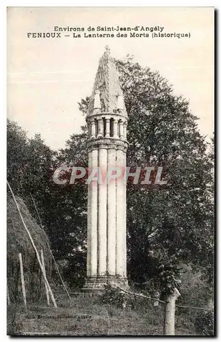 Ansichtskarte AK Environs de Saint Jean d&#39Angely Fenioux la lanterne des morts