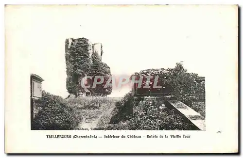 Ansichtskarte AK Taillebourg Interieur du Chateau Entree de la Vieille Tour