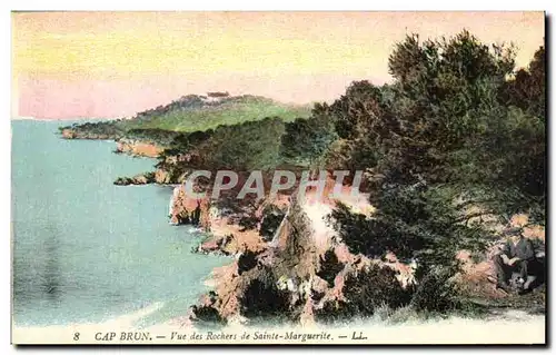 Ansichtskarte AK Cap Brun Vue des Rochers de Sainte Marguerite