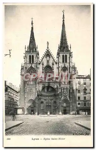 Cartes postales Lyon Eglise Saint Nizier