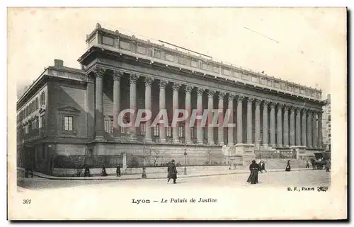 Cartes postales Lyon Le Palais de Justice