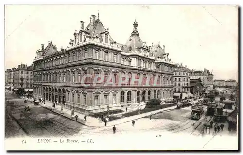 Cartes postales Lyon La Bourse