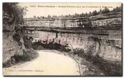 Cartes postales Eutre Roches Route Pittoresque de Pontavlieu a Morteau