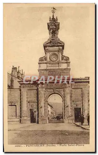 Cartes postales Pontarlier Porte Saint Pierre