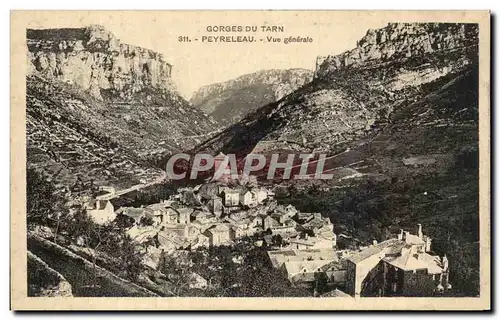 Cartes postales Gorges Du Tarn Peyreleau Vue Generale