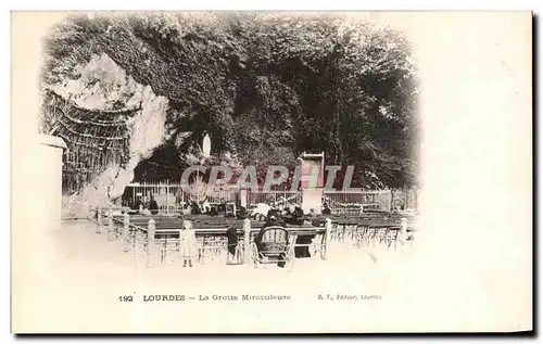 Cartes postales Lourdes La Grotte Miraculeuse