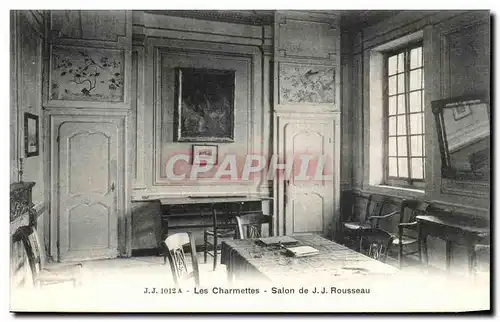 Cartes postales Les Charmettes Salon de J J Rousseau