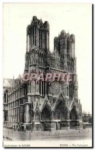 Cartes postales Cathedrale De Reims