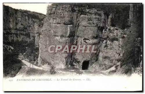 Cartes postales Environs De Grenoble Le Tunnel Du Grossy