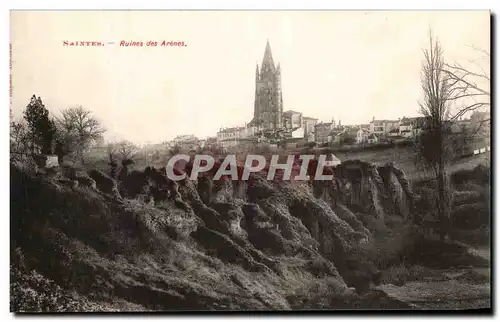 Cartes postales Saintes Ruines des Arenes