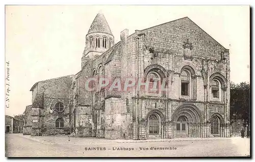 Cartes postales Saintes L&#39Abbaye Vue D&#39Ensemble