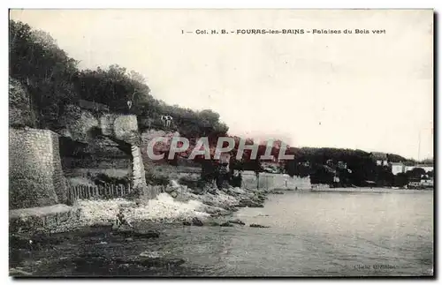 Cartes postales Fouras Les Bains Falaises Du Bois Vert