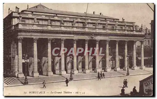 Cartes postales Bordeaux Le Grand Theatre