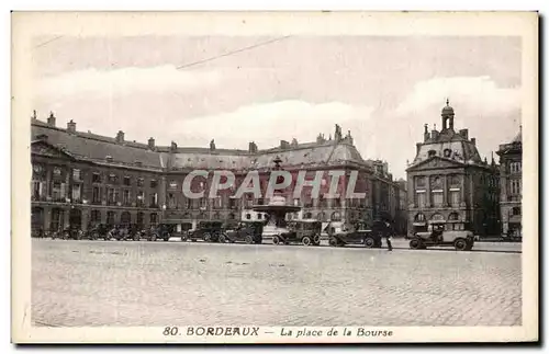 Cartes postales Bordeaux La Place De La Bourse