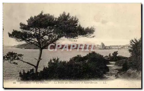 Cartes postales Dinard La Pointe Des Douaniers Et Saint Servan