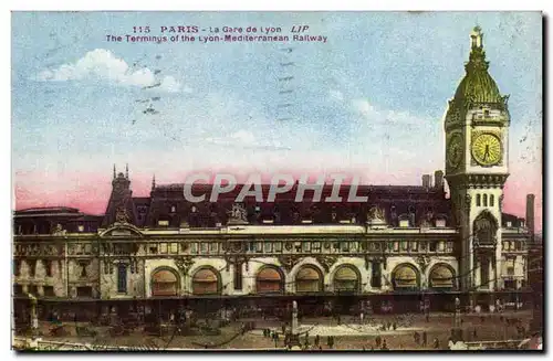 Cartes postales Paris La Gare De Lyon