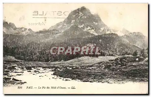 Cartes postales Pau Le Pic du Midi d&#39Ossau